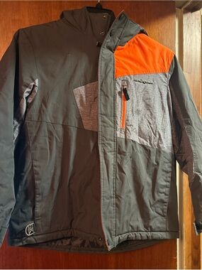 ZeroXposur Boys Gray Jacket with Orange Accents